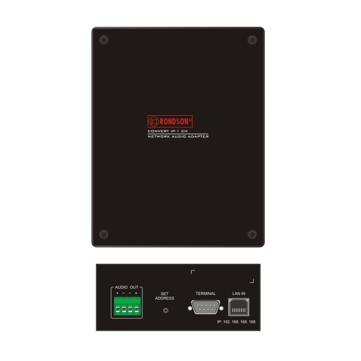Convertisseur audio IP NETWORK 1 canal Rondson