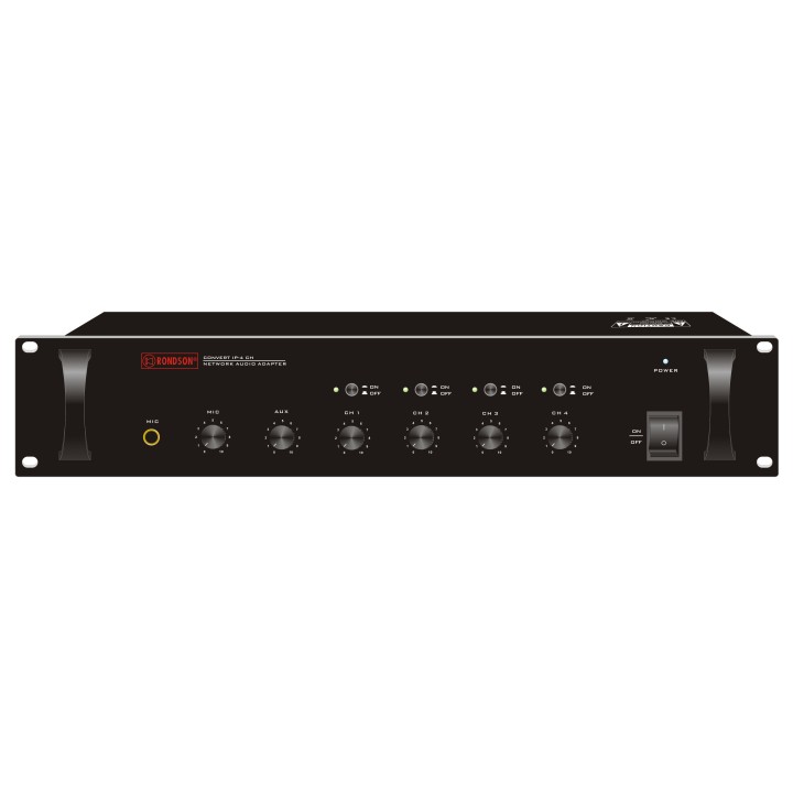 Convertisseur audio IP NETWORK 4 canaux Rondson