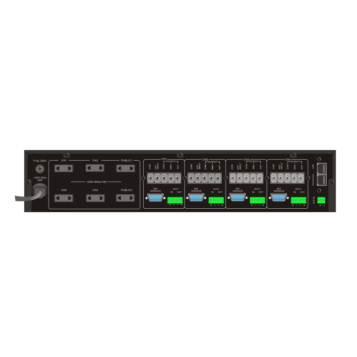 Convertisseur audio IP NETWORK 4 canaux Rondson