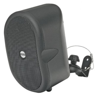 Enceinte close 2 voies noire avec support - 20/10/5 W Rondson