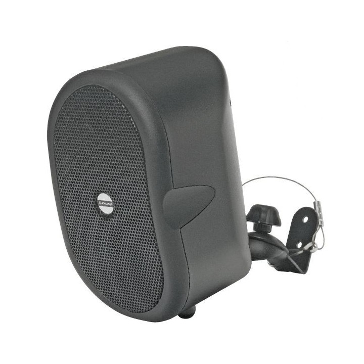 Enceinte close 2 voies noire avec support - 20/10/5 W Rondson