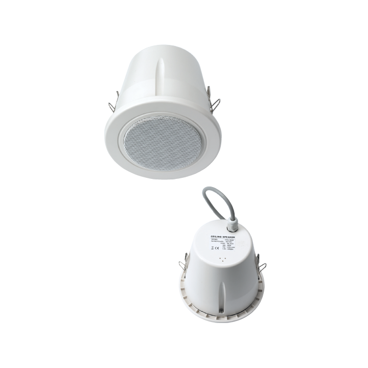 Haut-parleur de plafond IP55 - 6/3/1,5 W/100 V Rondson