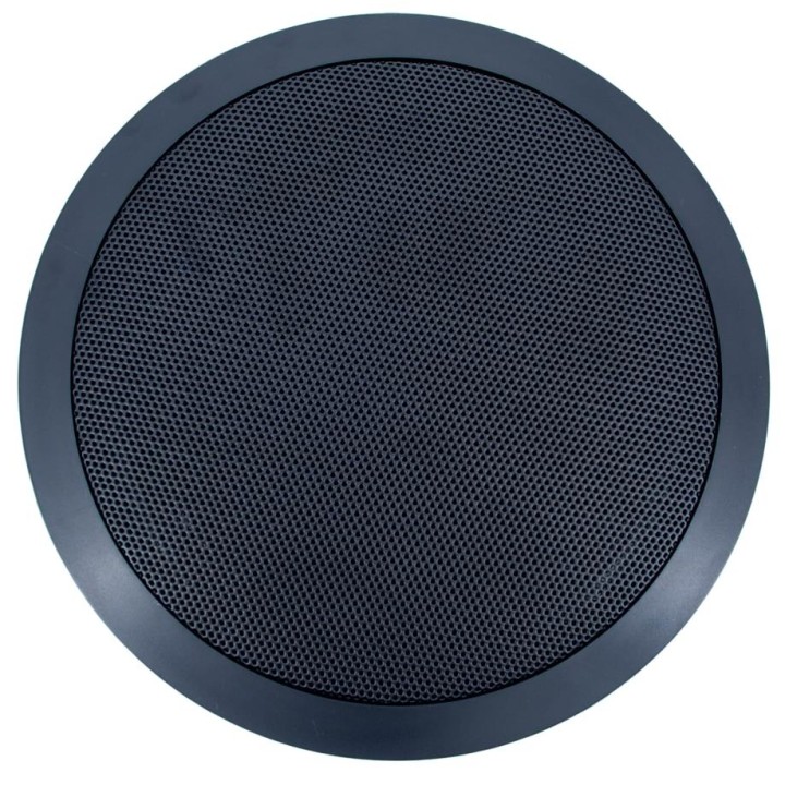 Haut-parleur de plafond NOIR 6p- 6/3 W / 100V Rondson