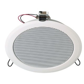 Haut-parleur plafond 2 voies en métal - 15/7,5/3,75 W/100 V Rondson