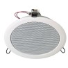 Haut-parleur plafond 2 voies en métal - 15/7,5/3,75 W/100 V Rondson
