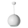 Enceinte sphérique blanche - 8 Ohms/20 W - 20/10/5 W/100 V Rondson