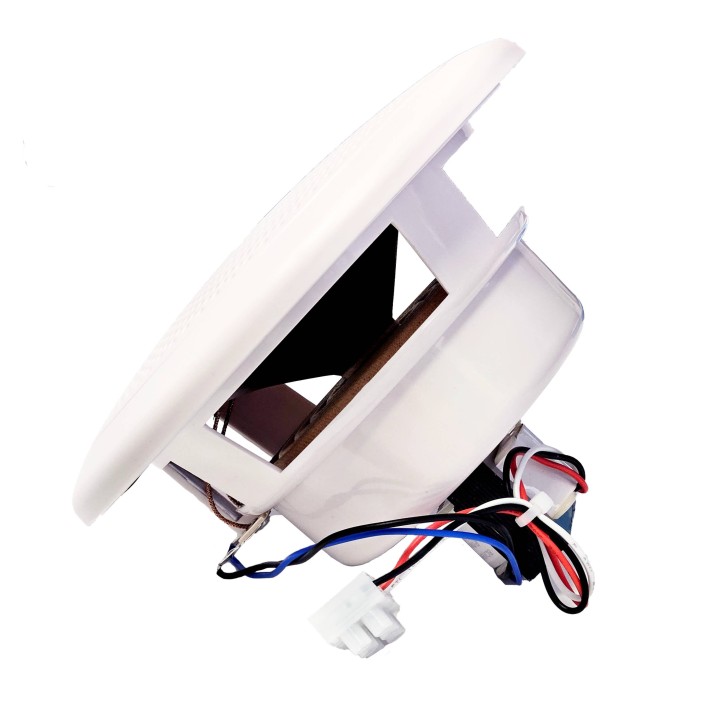 Haut-parleur plafond 6/3W avec transfo 100V - IP44 - 2 voies coaxial Rondson
