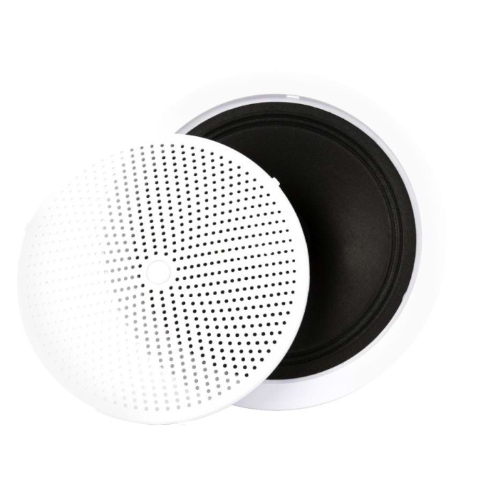 Haut-parleur plafond blanc tropicalisé 10/5W / 100V / 6.5p - IP66 Rondson