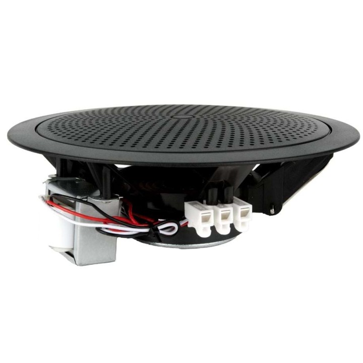 Haut-parleur plafond noir tropicalisé 10/5W / 100V / 6.5p - IP66 Rondson