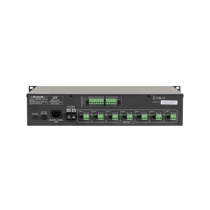 Amplificateur de puissance 7 x 60W en 100V - DC 24V Rondson