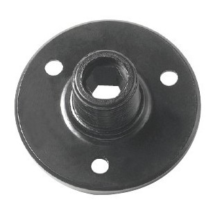 Embase pour col de cygne, noir mat, fixation par 3 vis Rondson