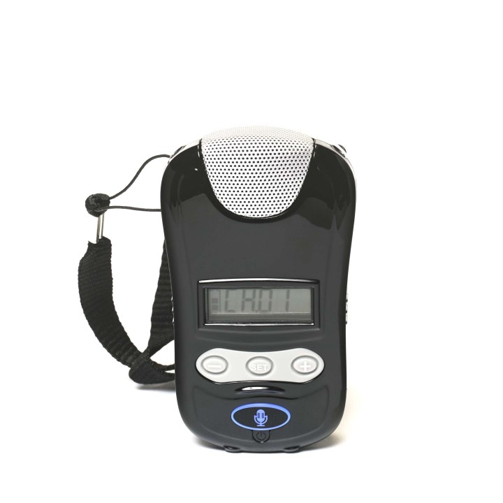 Boîtier émetteur UHF 16 Fréquences, cordelette, Bat. 1200 mAh Lithium Rondson