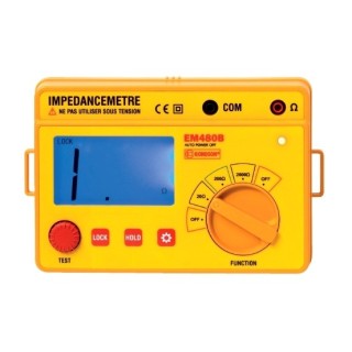 Impedancemètre, gamme de mesure 20 Ohms/200 Ohms/2000 Ohms Rondson