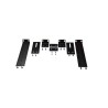Kit d'équerre 1U compatible avec les AMUB-2 - rack 19 '' Rondson