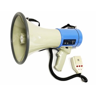 Porte voix 25 W maxi. sirène. USB/SD/AUX Rondson