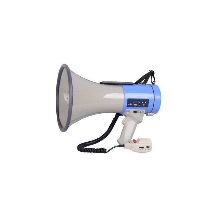 Porte voix 25 W maxi. sirène. USB/SD/AUX Rondson
