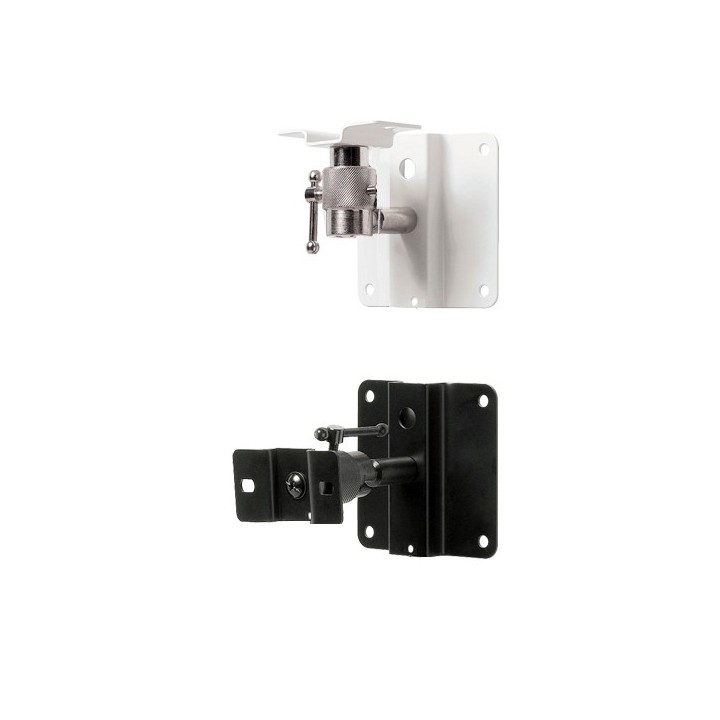 Paire de support muraux blancs orientables sur rotule Rondson