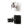 Paire de support muraux blancs orientables sur rotule Rondson