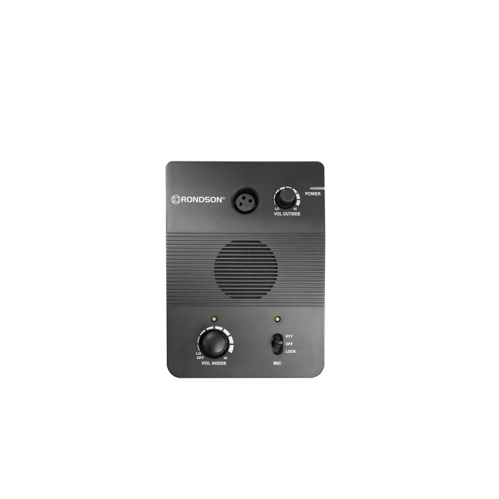 Interphone de guichet (pupitre micro/HP + module micro/HP et cordon) Rondson