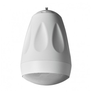 Enceinte ovoïde blanche 50W/8Ohms, 50/25/12,5/6,25W/100 V, câble+fix Rondson