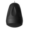 Enceinte ovoïde noire 50W/8Ohms, 50/25/12,5/6,25W/100 V, câble+fixat Rondson