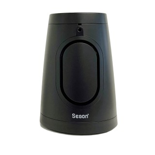 Enceinte bass system suspendue noire 30W en 100V, câble acier, IP66 Rondson