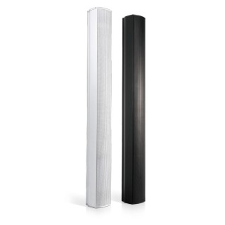 Colonne acoustique noire 60/30/15/7.5W en 100V / 120W en 8 O IP55 Rondson