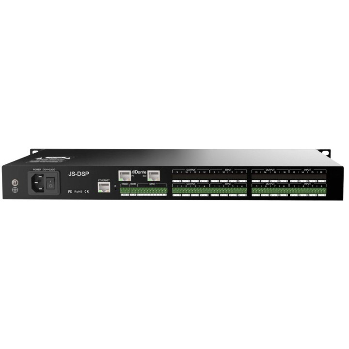 Matrice Audio Numérique DSP avec module Dante intégré Rondson