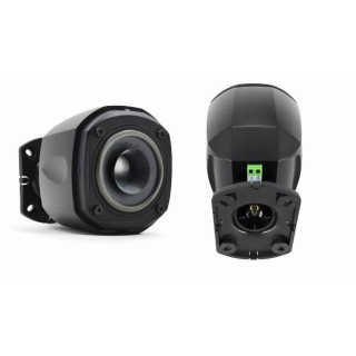Enceinte murale satellite noire 10W en 100V Rondson