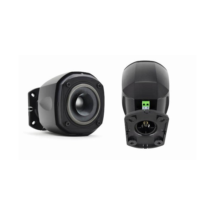 Enceinte murale satellite noire 10W en 100V Rondson