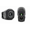 Enceinte murale satellite noire 10W en 100V Rondson
