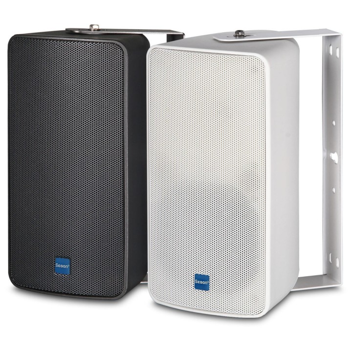 Enceinte BLANCHE 2 voies - IP46 - 100V - 80W/40W/20W & 16ohms Rondson
