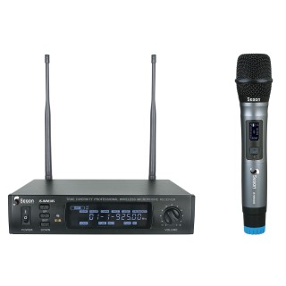 Ensemble Professionnel UHF 30 mw micro émetteur main 660-690 MHz Rondson