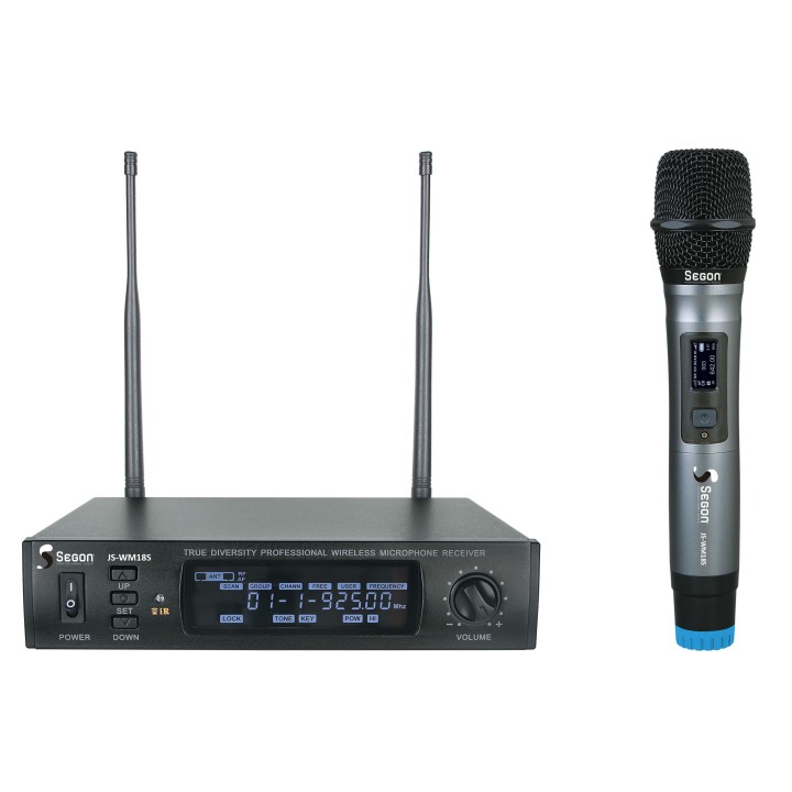 Ensemble Professionnel UHF 30 mw micro émetteur main 660-690 MHz Rondson