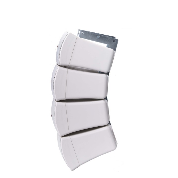 Enceinte 2 voies bass réflex line array blanche 60 W/70V/100V Rondson