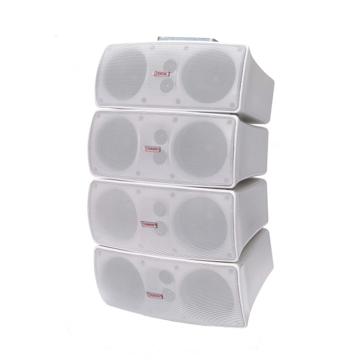 Enceinte 2 voies bass réflex line array blanche 60 W/70V/100V Rondson