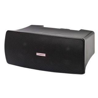 Enceinte 2 voies bass réflex line array noire 60 W/70V/100V Rondson