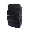 Line Array composée de 4 enceintes K4 N +support liaison métal K4 SL Rondson