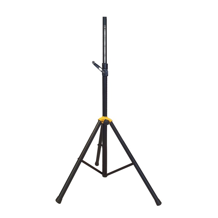 Pied de sol télescopique 35 mn acier et alu noir flexible, < 30 kgs Rondson