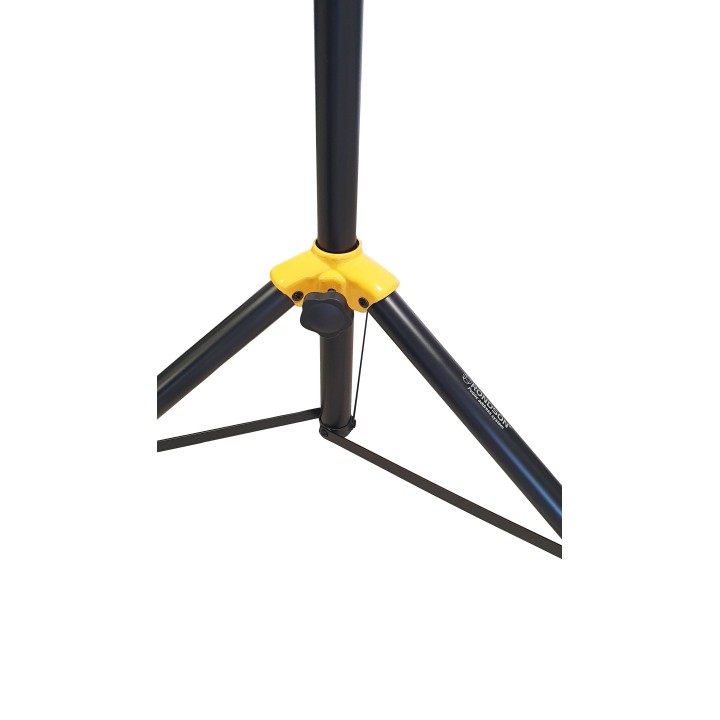 Pied de sol télescopique acier noir flexible 35 mn, < 30 KGS Rondson