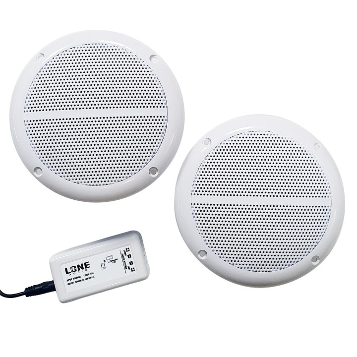 Kit de HP encastrables de 2 x 30W avec amplificateur 60W en 8 ohms Rondson