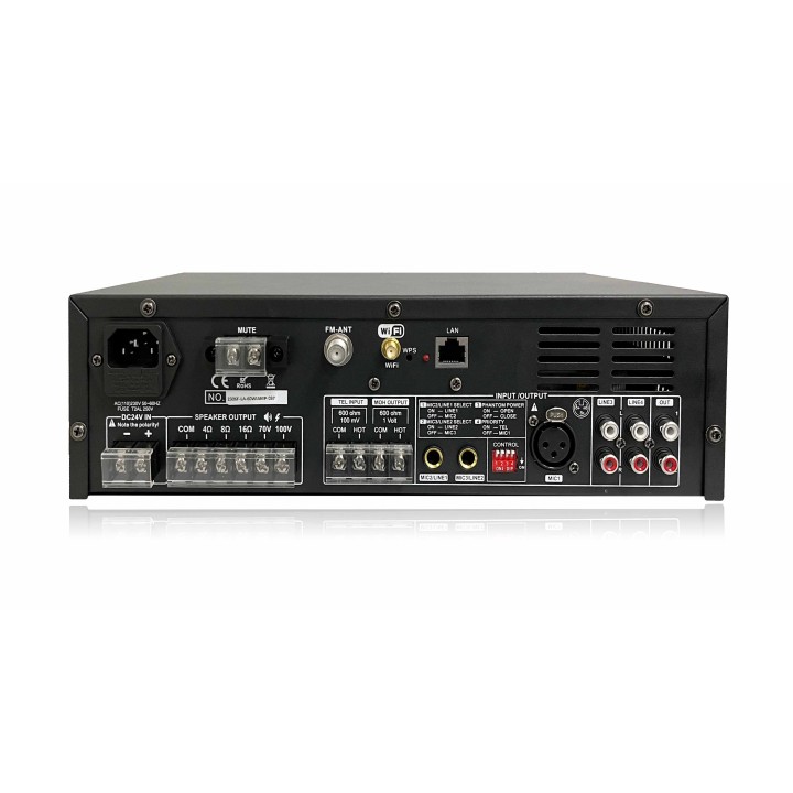 Amplificateur 120W en 100V avec lecteur Wifi et Bluetooth Rondson