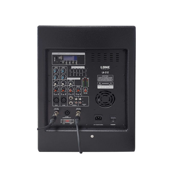 Kit 2.2 de 820W avec 2 Enceintes colonnes et sub amplifiés Rondson