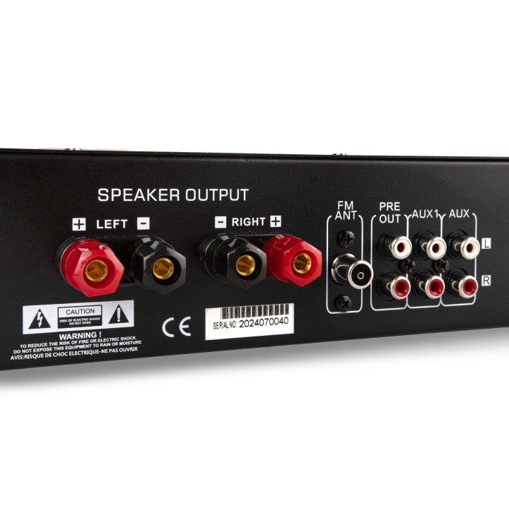 Amplificateur mélangeur Stéréo 2 x 120W 8OHM - 1.5U Rondson