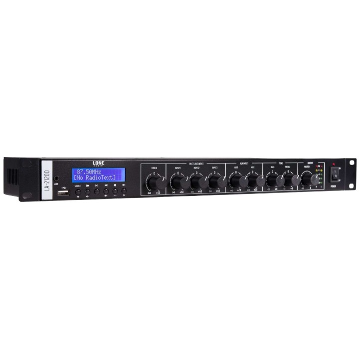Amplificateur mélangeur class D stéréo 2 x 120W en 4 ohms Rondson