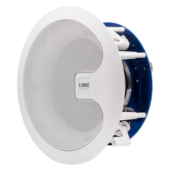 Paire haut-parleurs encastrés blanc 2 voies 80W 8 Ohms Rondson