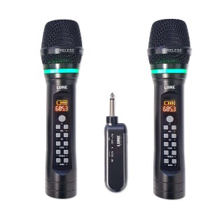 Double micro HF avec récepteur Bluetooth indépendant Rondson