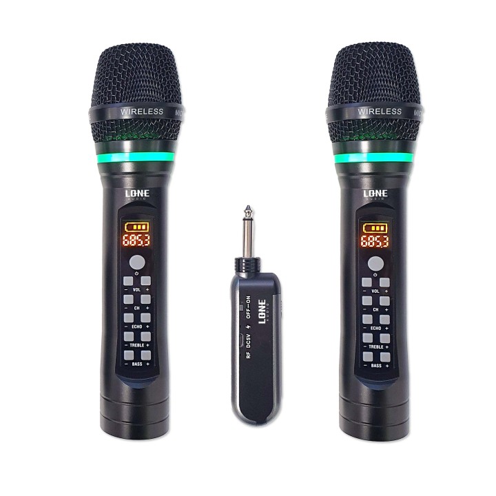 Double micro HF avec récepteur Bluetooth indépendant Rondson