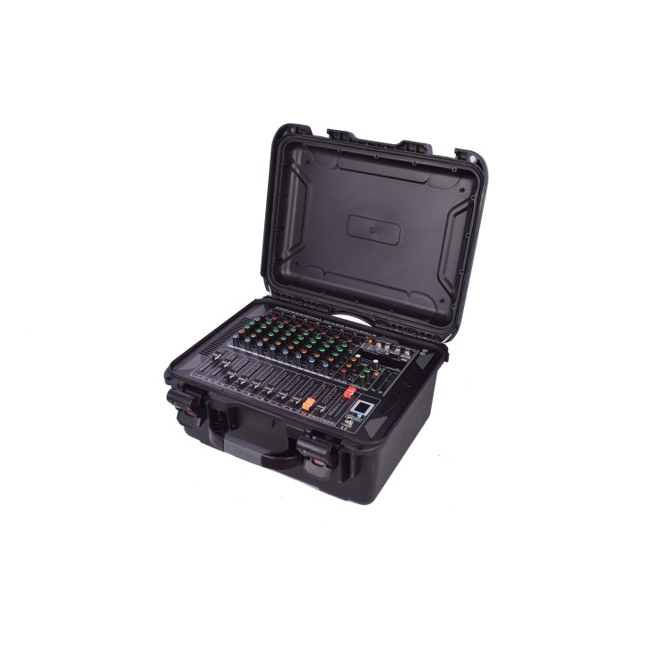 Table de mixage amplifiée 2 x 160W - 8 entrées 8 monos Bluetooth Rondson
