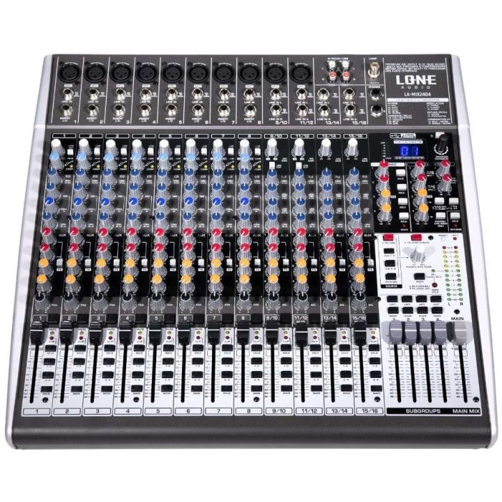 Table de mixage multimédia 24 canaux Rondson